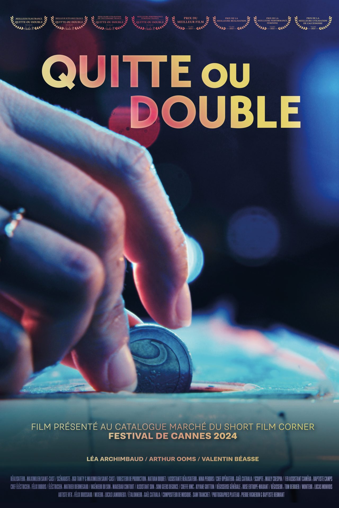 Affiche du court-métrage Quitte ou Double